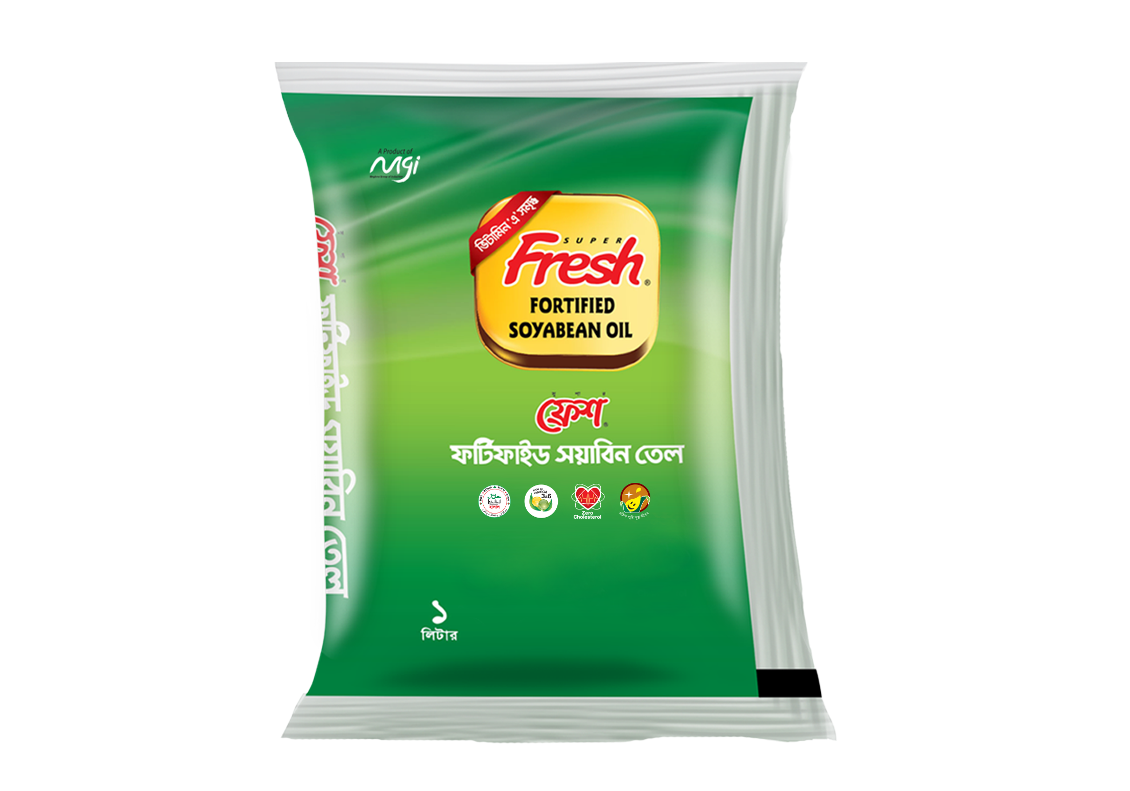Fresh Soyabean Oil Poly Pack 1Ltr
