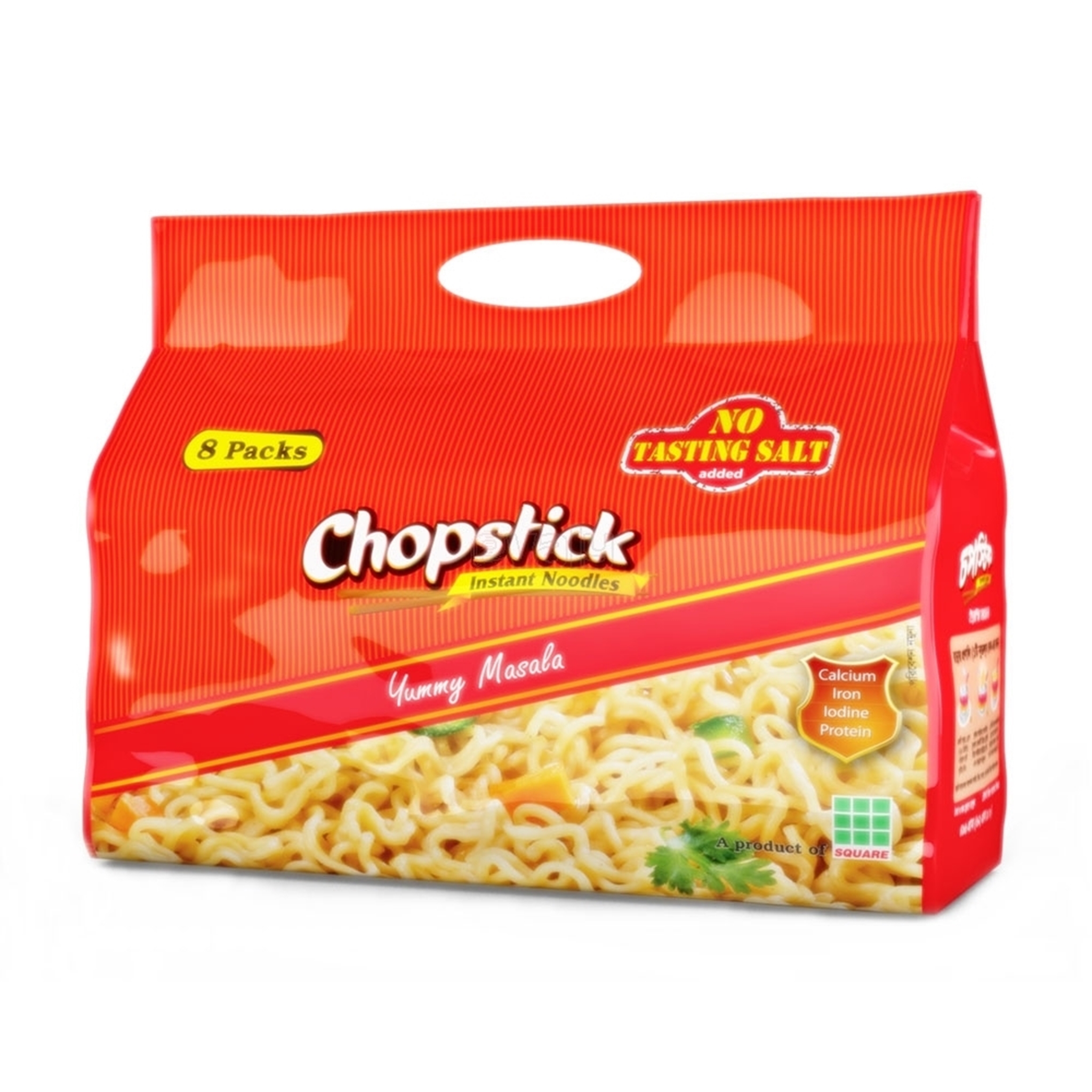 Chopstick Instant Noodles Yami Masala 496gm/ 8 Packs/ A Free Gift Item